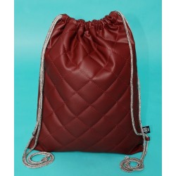 QUILTED ECO LEATHER SACK/BAG